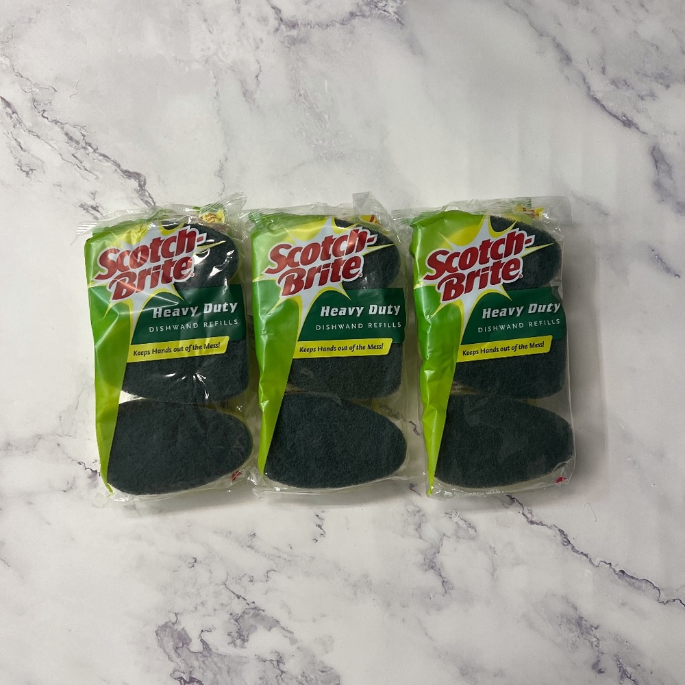 Scotch Brite Dish Wand Refills - SET OF 3